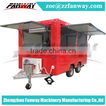 Best Price mobile food trailer food vending caravan manufacturer