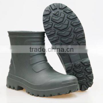 Wholesale Mens Mid-cut Western Waterproof EVA Boots