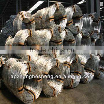 Soft bright electro galvanized binding wire