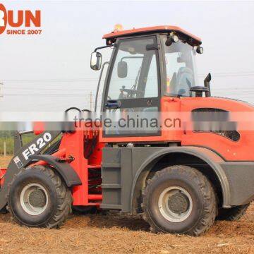 Everun Brand With Grapple Bucket Small Farm Machines 2.0 Ton Wheel Loader For Sale photo-6