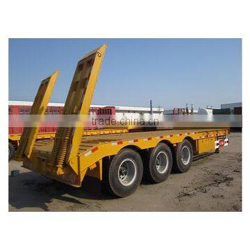 3 Axles 60ton Low Bed Semi Trailer Truck For Sale photo-3