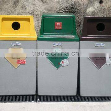 Customize Plastic Dustbin, Recycle Trash Bin ,blow Molding Sanitation ,HDPE Outdoor Plastic Dustbin photo-3