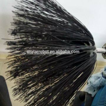 Pipe Sewer Inspection Air Duct Cleaning Brushing Machine With Cable photo-4
