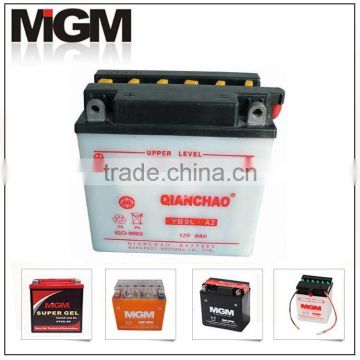 Manufactory OEM All type for motorcycle battery size chart