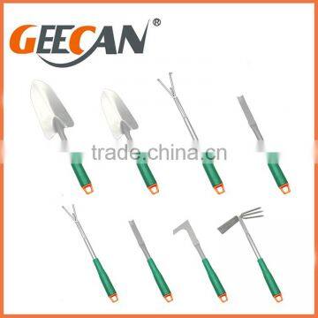 New product for 2017 portable garden tool,8pcs garden tool set with cheap price,Promotion gift garden hand tool