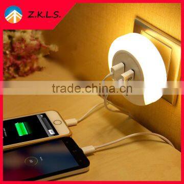 Soft Lighting Night Light Socket With USB Interface