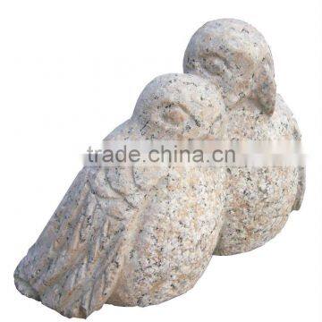 Granite stone sculpture bird