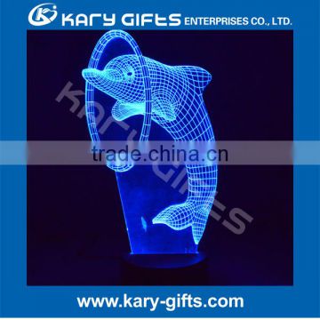 Led light base illusion light 3D led lamp