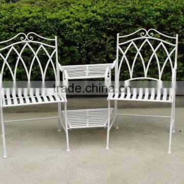 2 Seater Cast Iron Companion Garden Chair photo-3