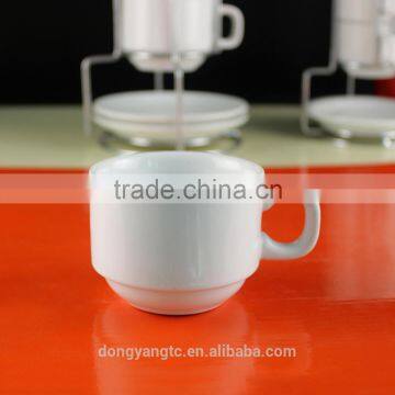 2017 Hotel Supplies 304 Stainless Steel Rack Plus Ceramic Tea Cup Set photo-3