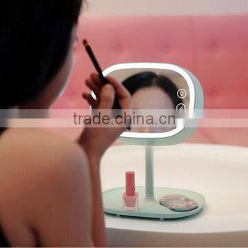 Makeup Mirror Lamp Multifunction Mirror With Table Lamp Small Thing Organizer LED Makeup Mirror Lamp For Sale photo-3