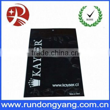 Black color stand up zipper bag for food packaging