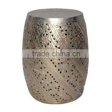 Hammered Copper Drum Table photo-2