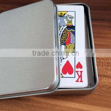 good quality single metal packing poker packing tin box