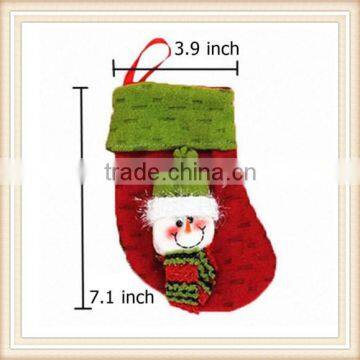 12pcs Christmas Stockings Ornament Hangeing Socks Xmas Tree Decoration Gift Bags