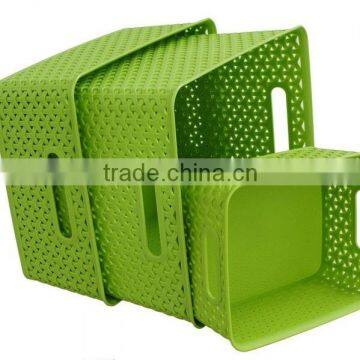 Plastic Rattan Baskets, Plastic Rattan Baskets With Cover photo-3
