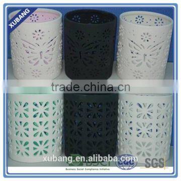 Ceramic Candle Cup Bamboo Shape Candle Holder Wholesale Candle Holder photo-5