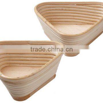 Triangle Rattan Bread Proofing Baskets, Clear Rattan Bannetons photo-4