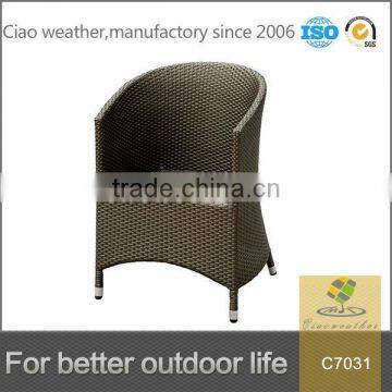 Garden Used Chair Outdoor Rattan Chair PE Wicker Chair