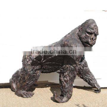 High Quality Gorilla Statue for Garden Decoration VSL-092 photo-3