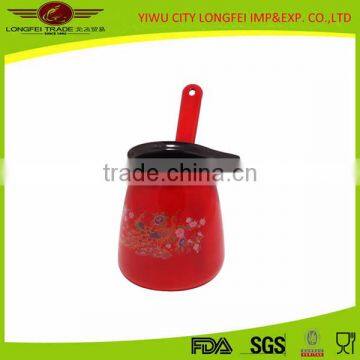 Red Color Enamel Coffee Warmer /coffee Pot photo-4