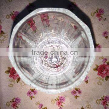 2015 New Design Clear Embossed Glass Cup &Wine Glass & Goblet photo-5