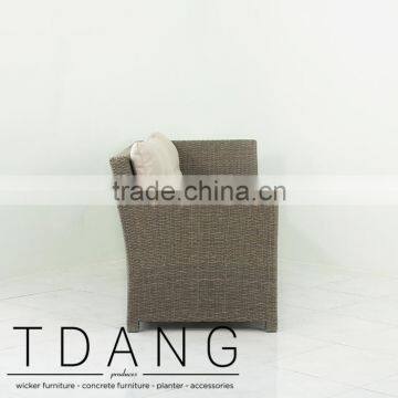 Salinas Wicker Right Hand Sofa 3 Seats - Weather Resistant Outdoor Wicker Love Seat photo-2