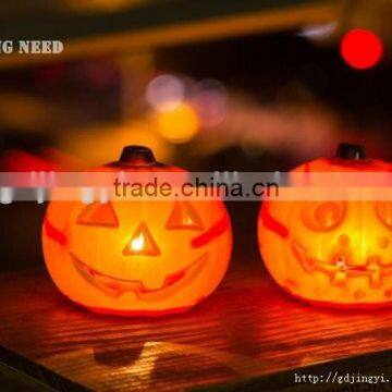 China cheap wholesale small plastic PP LED pumpkin halloween decoration