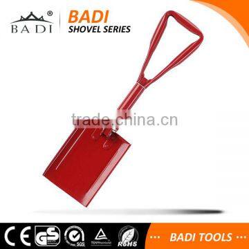 outdoor survival 3 fold Heavy duty aluminum snow shovel with steel handle