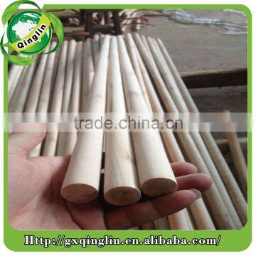 Dry smooth natural broom handle wood factory in China Guigang city