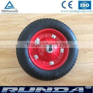 Hand truck rubber pneumatic wheel