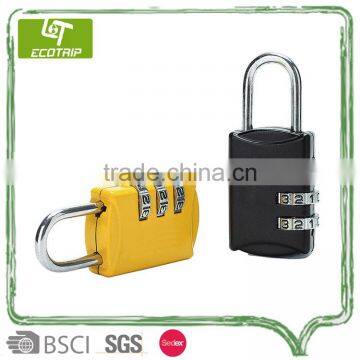 Promotional 3-dial combination zinc-alloyed locks,luggage locks