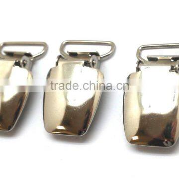 3/4" Wire Loop, High Quality Stamping Steel Metal Suspender Clip With Plastic Teeth Inside for Garment, Cloth Clip photo-6
