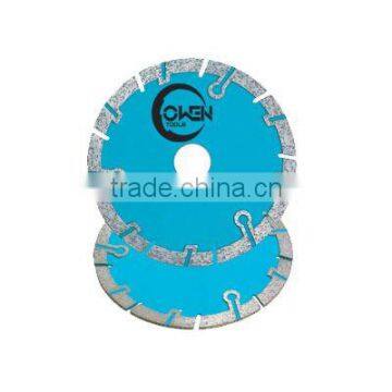 Segmented saw blade with circular protective Segment cutting saw blade