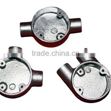 20mm and 25mm Electrical Galvanized Junction 3 Way Tee Box photo-2