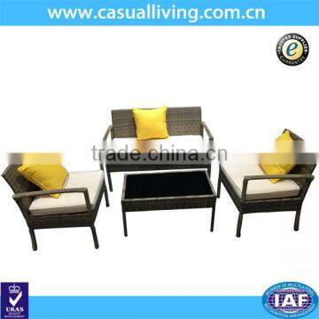 Outdoor Furniture New Model Sofa Sets Gray Rattan Wicker