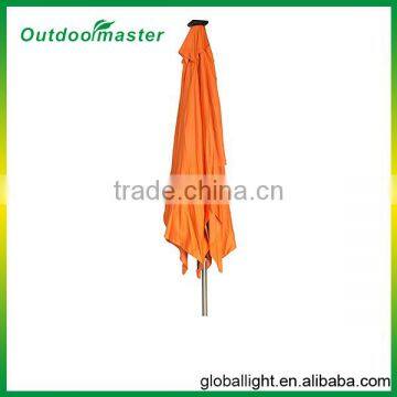 10' x 6.5' Rectangular Solar Powered LED Lighted Patio Umbrella photo-6