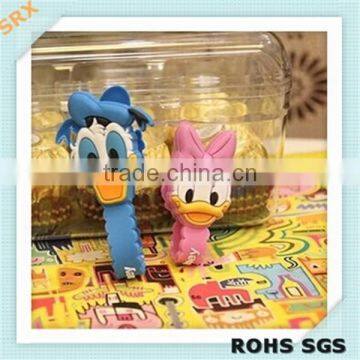 OEM Fashion Miki duck earphone cable winder/cord holder