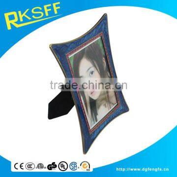 Designs Zinc Alloy Blue picture Frame at Factory Price