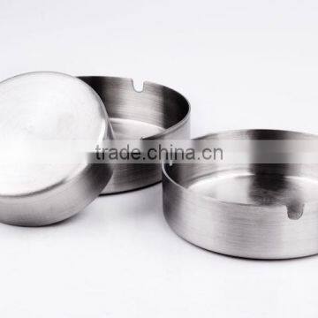 Wholesale sliver stainless steel metal Auto Ashtray