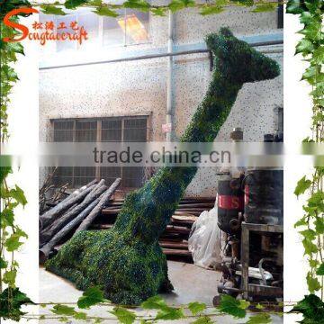 2015 Wholesale factory customized artificial grass animal topiary animal for landscaping