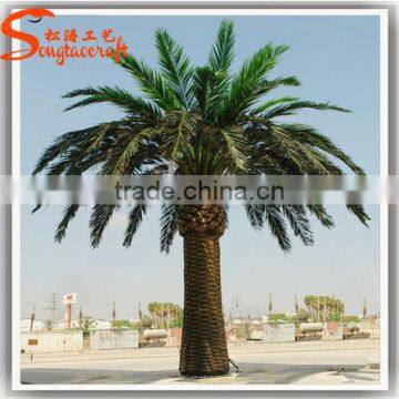 Factory direct sale artificial outdoor palm trees,decorative metal date palm trees