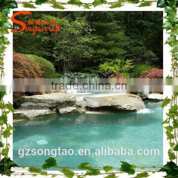 Romantic Artistic Simulation Artificial Rockery Waterfall Landscape Art Decorative Artificial Rockry Waterfall photo-6