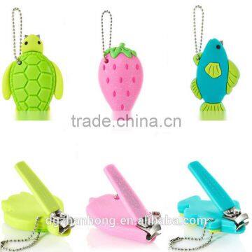 Stainless Steel Baby Nail Clipper With Cartoon Animal Silicone Case photo-4