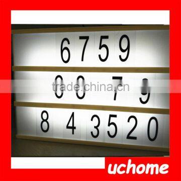 UCHOME Led Slim Light Box Photo Movie Cinema Light Box Cinematic Letters Light Box photo-4