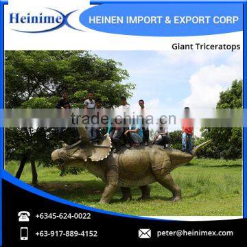 High Quality Best Simulation Jurassic Park Dinosaur Giant Triceratops Model photo-5
