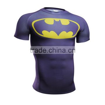 OEM service men sportswear gym tight fitness jogging high quality 2017 mens t shirts