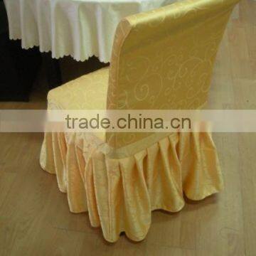 glory damask pleated chair cover