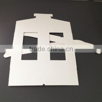 Solid White Cardboard Collar Support For Garment Accessories