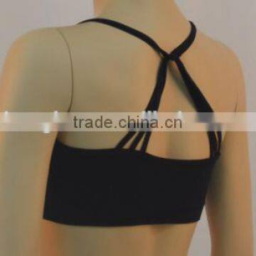 Black Seamless Sport Bra (HB151005) photo-4